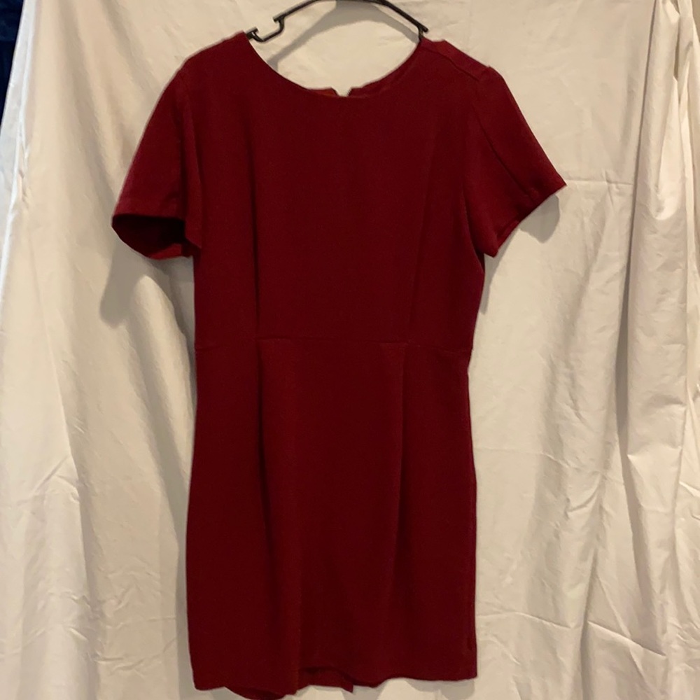 Wine Red Dress
